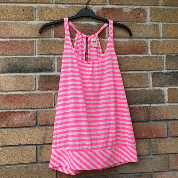 Mossimo Supply Co. Tops - NEW!! Neon Pink & White Shirt!!